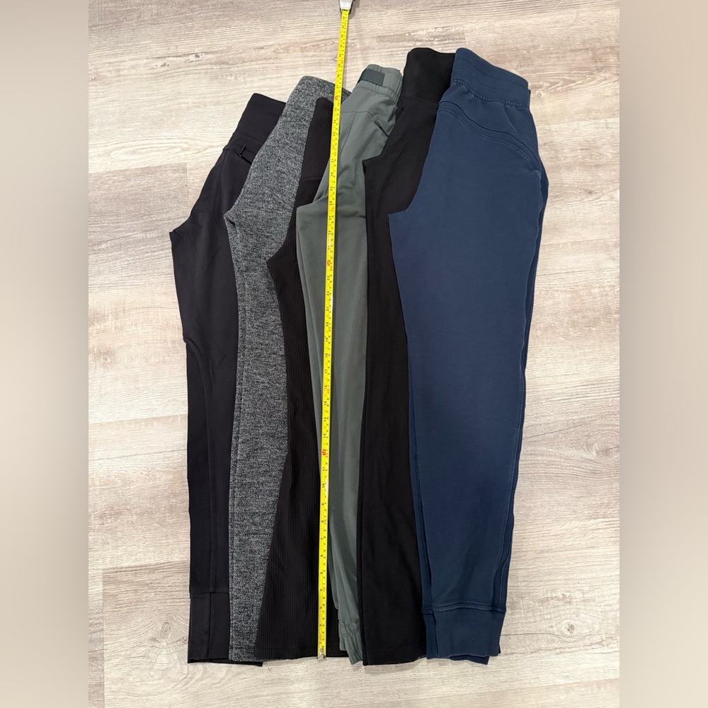 Lot of 5 Athleta pants and 1 Lululemon Jogger